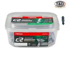 Image of Timco C2 Exterior Screws with PZ2 Driver Bit – Silver Multi-Purpose Wood Fixings