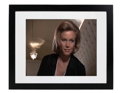Honor Blackman as Pussy Galore Goldfinger 007 Framed & Matted Picture Photo