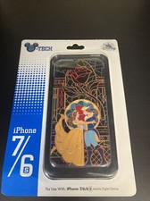 Disney Park D-Tech SE 2nd Gen 6 6S 7 iPhone Case Beauty Beast Stained Glass Rose