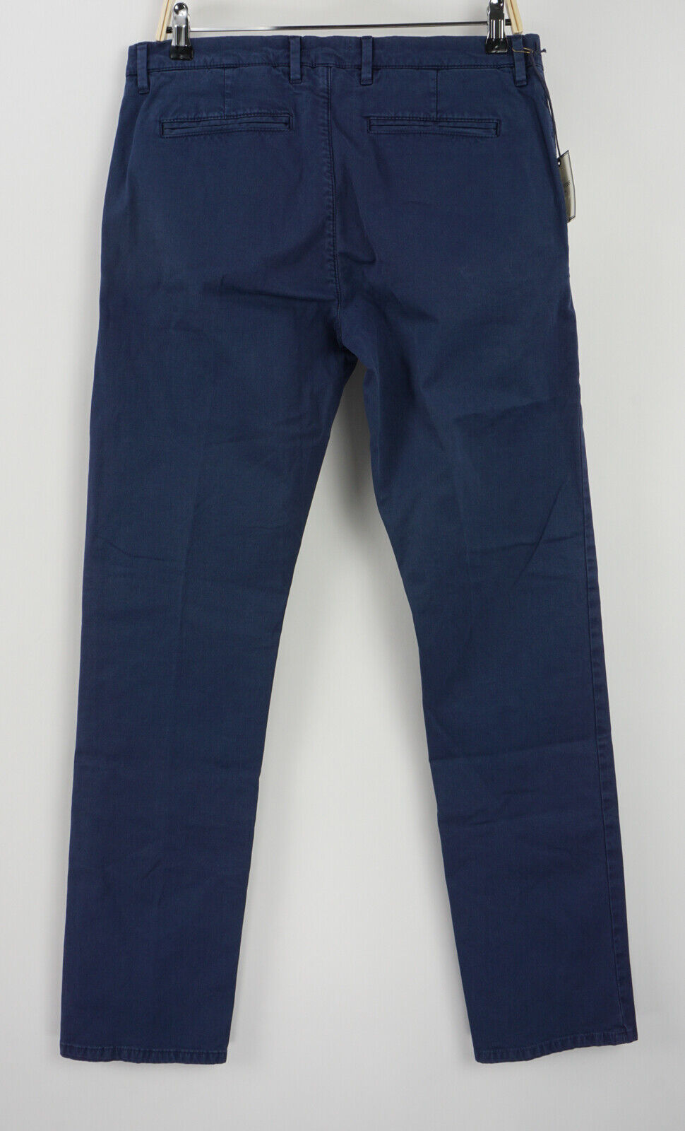 New Hamptons Men's 32 x 32 Blue Gabardine Twill Cotton Blend