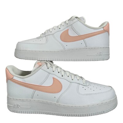 Nike Air Force 1 Women’s White Fossil Rose 2022 Sneakers Size 13.5 WMS 12 Mens Nike Air Force 1 Women main image 3