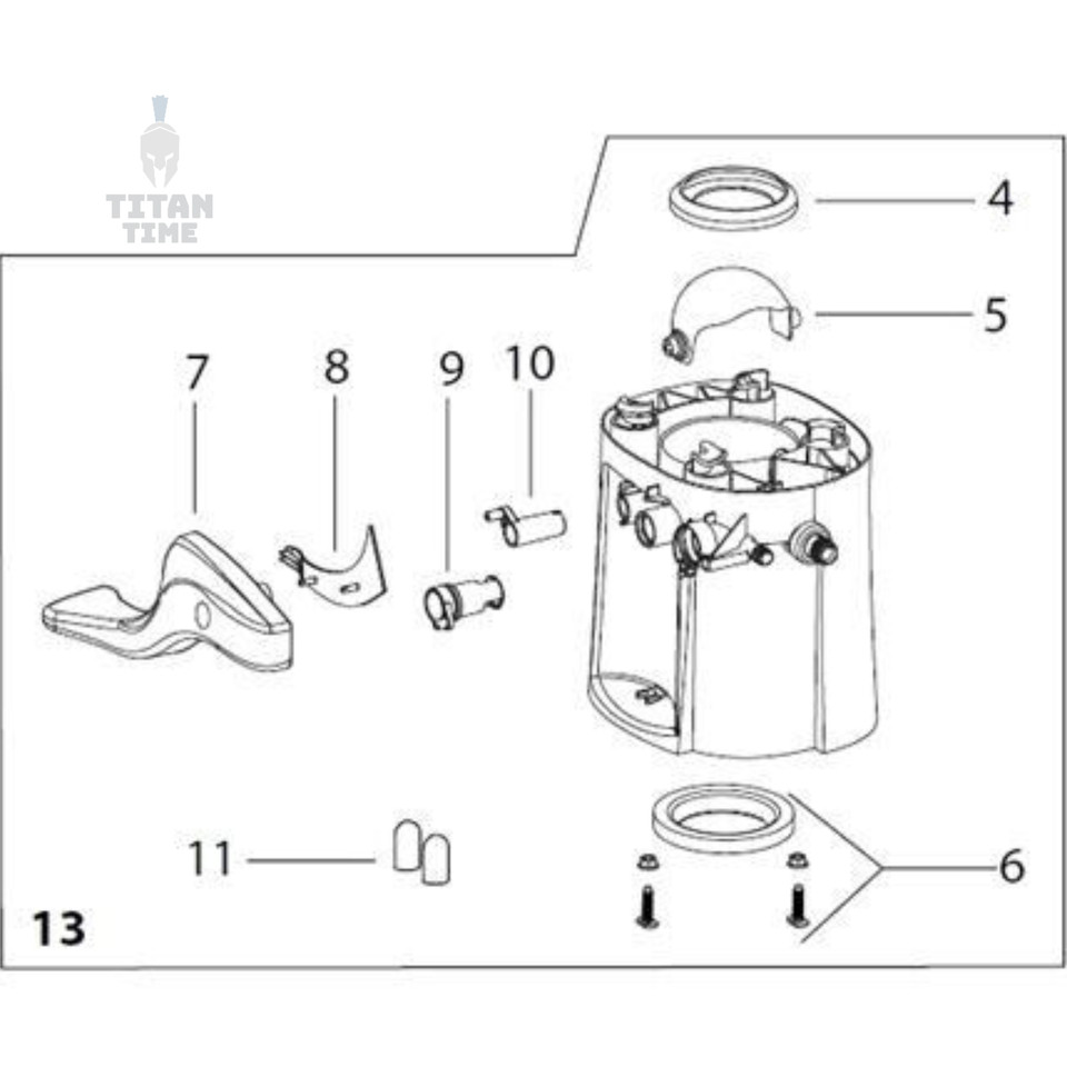 Thetford 42137 Aqua Magic Style II RV Toilet Base White eBay