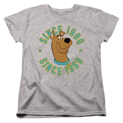 Scooby Doo Womens T-Shirt Since 1969 Athletic Heather Tee