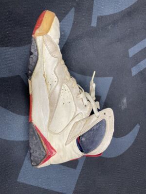 新品　ナイキ　エアージョーダン7 オリジナル1992年製ホワイト Nike Air Jordan 7 White x Silver 1992 Olympic Original US10