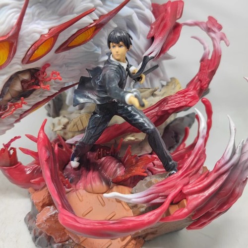 Chainsaw Man Hayakawa Aki LED Action Figure Model 24cm PVC Statue Toy Gift Decor - Picture 14 of 15