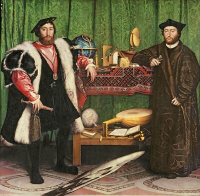 Hans Holbein the Younger : ''The Ambassadors'' (1533) - Giclee Fine Art Print