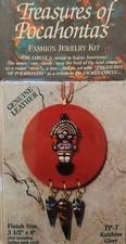Treasures of Pocahontas Tribal Necklace Beaded Jewelry Craft Kit Katchina Glory