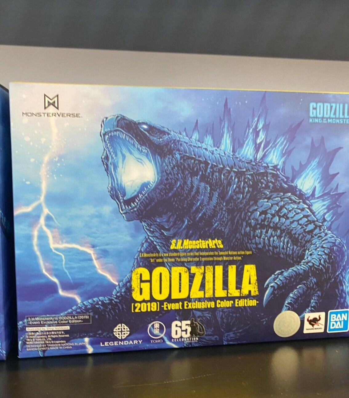 Bandai MonsterArts Godzilla 2019 SDCC Event Color Figure for sale  online eBay