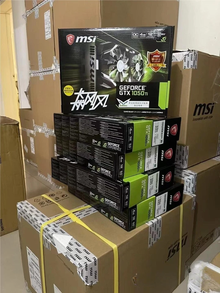 Msi Geforce GTX 1050 Ti 4G OC Graphics card - Image 2 of 3