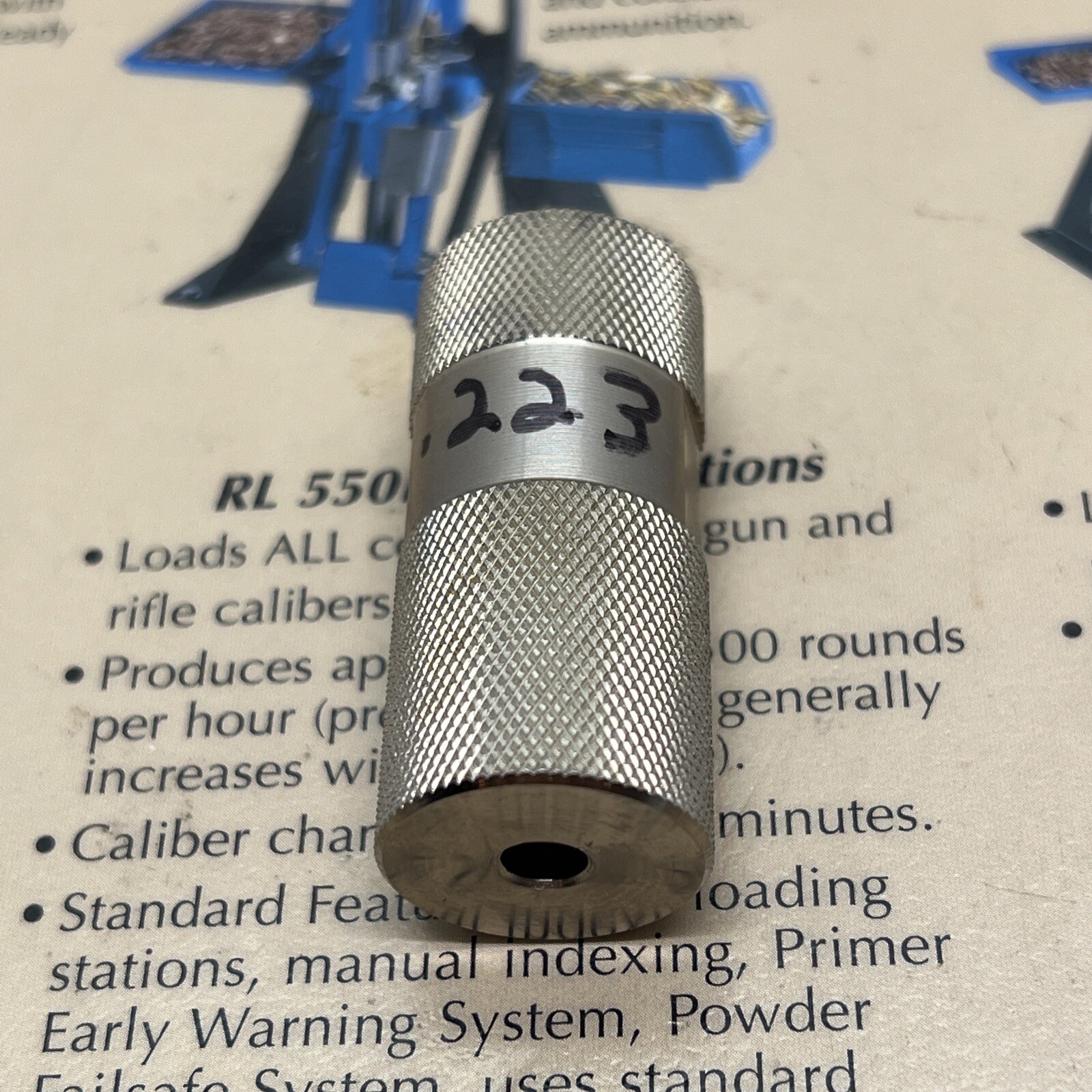 HORNADY LOCK N LOAD CARTRIDGE GUAGE 223 REMINGTON # 380707 FREE ...