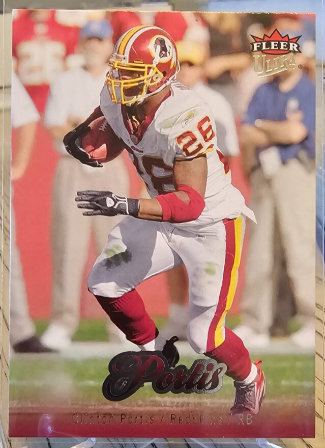 2007 Fleer Ultra Clinton Portis #199 Redskins