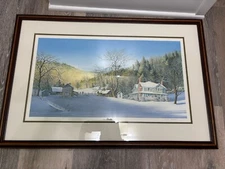 Richard Tumbleston Framed Art Print Mast Farm Inn Valle Crucis NC Number 345/390