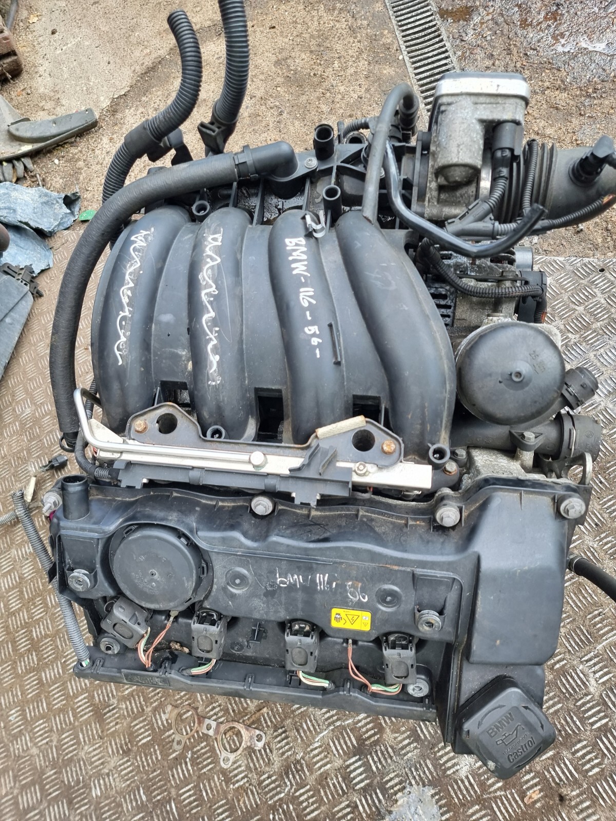 BMW 1 series ENGINE 75059759 CODE N45B16O1 1.6L PETROL E87 5 Door 