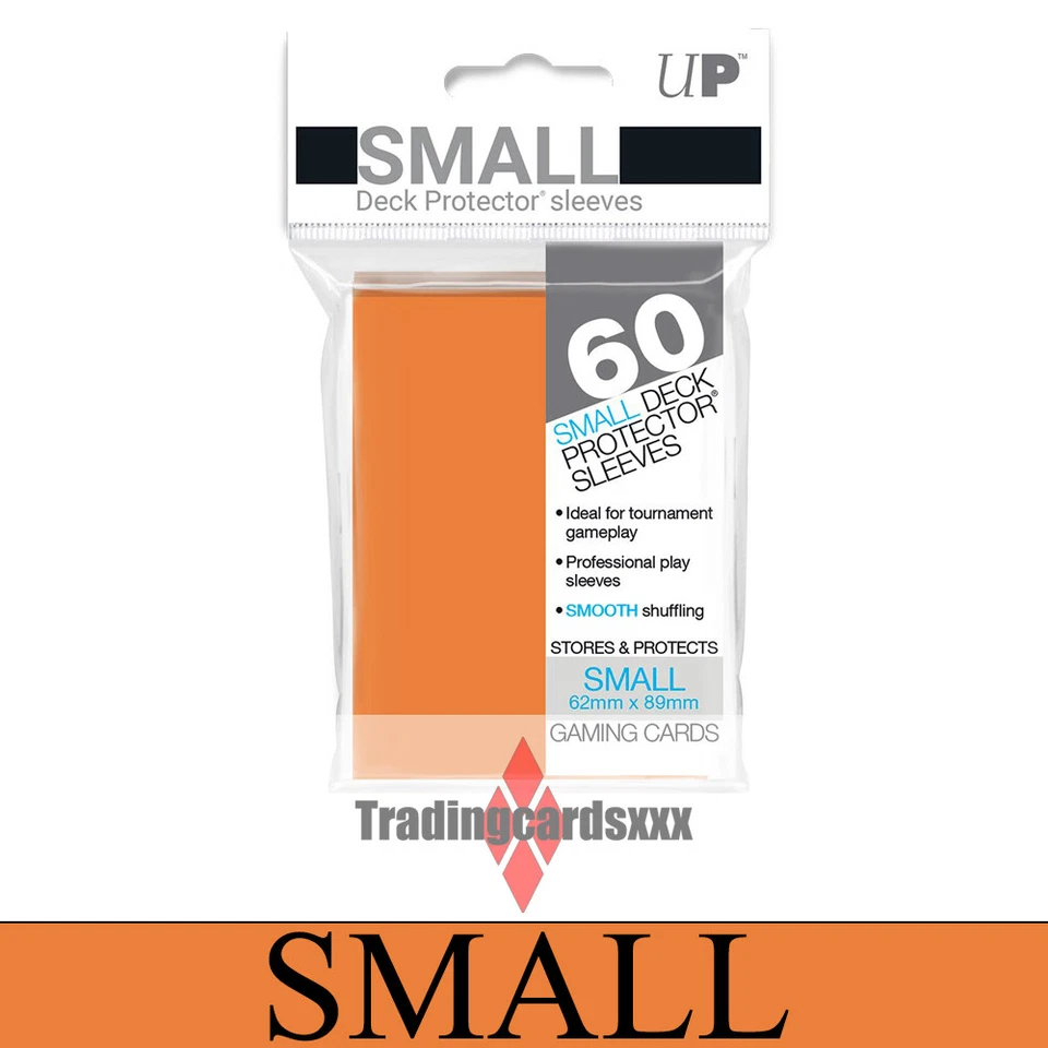Ultra PRO - 60 Protèges Cartes Deck Protector Sleeves SMALL : Orange