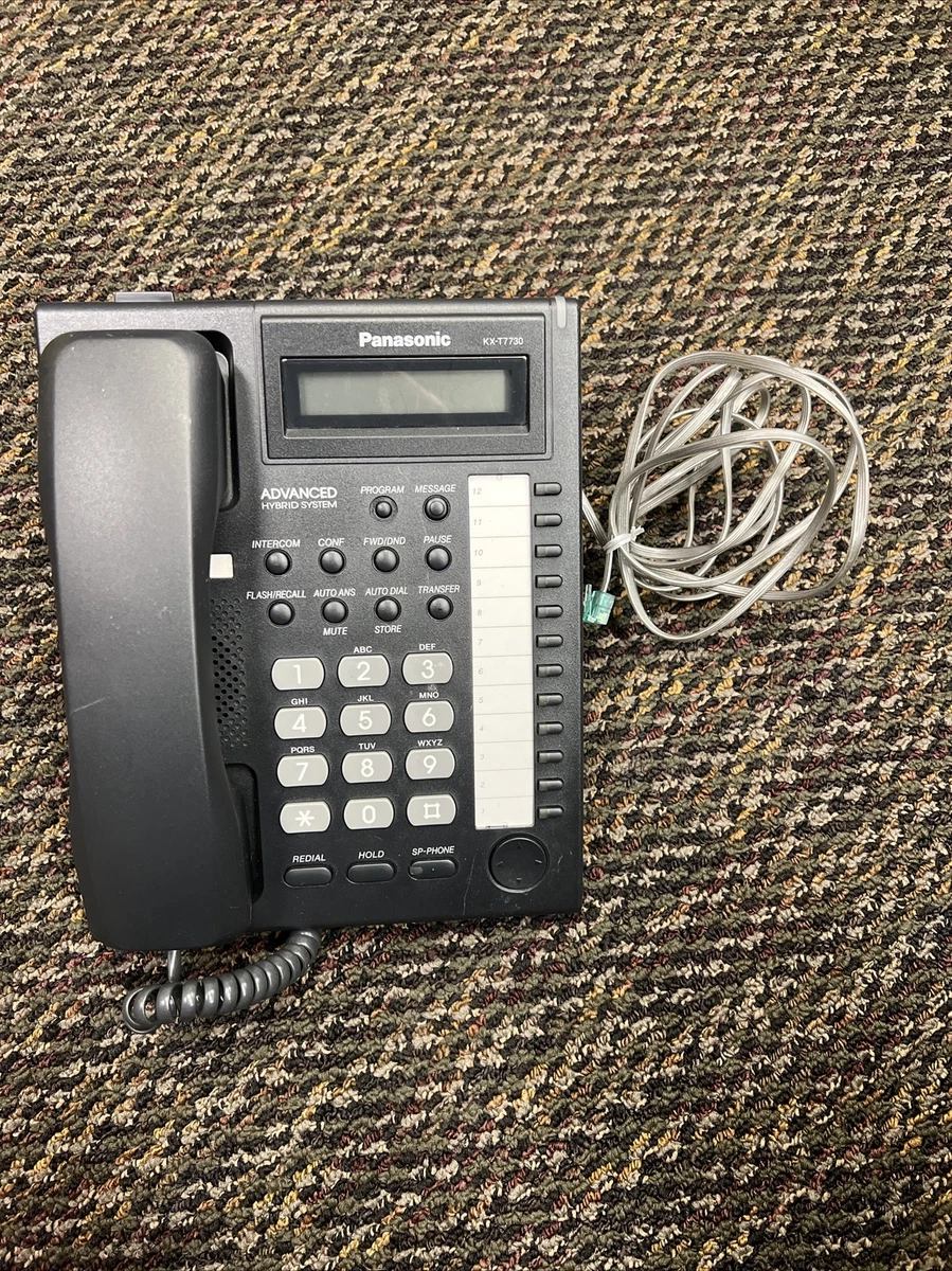 Panasonic KX-T7730 Telephone Black - (KX-T7730B) 13555014408 | eBay