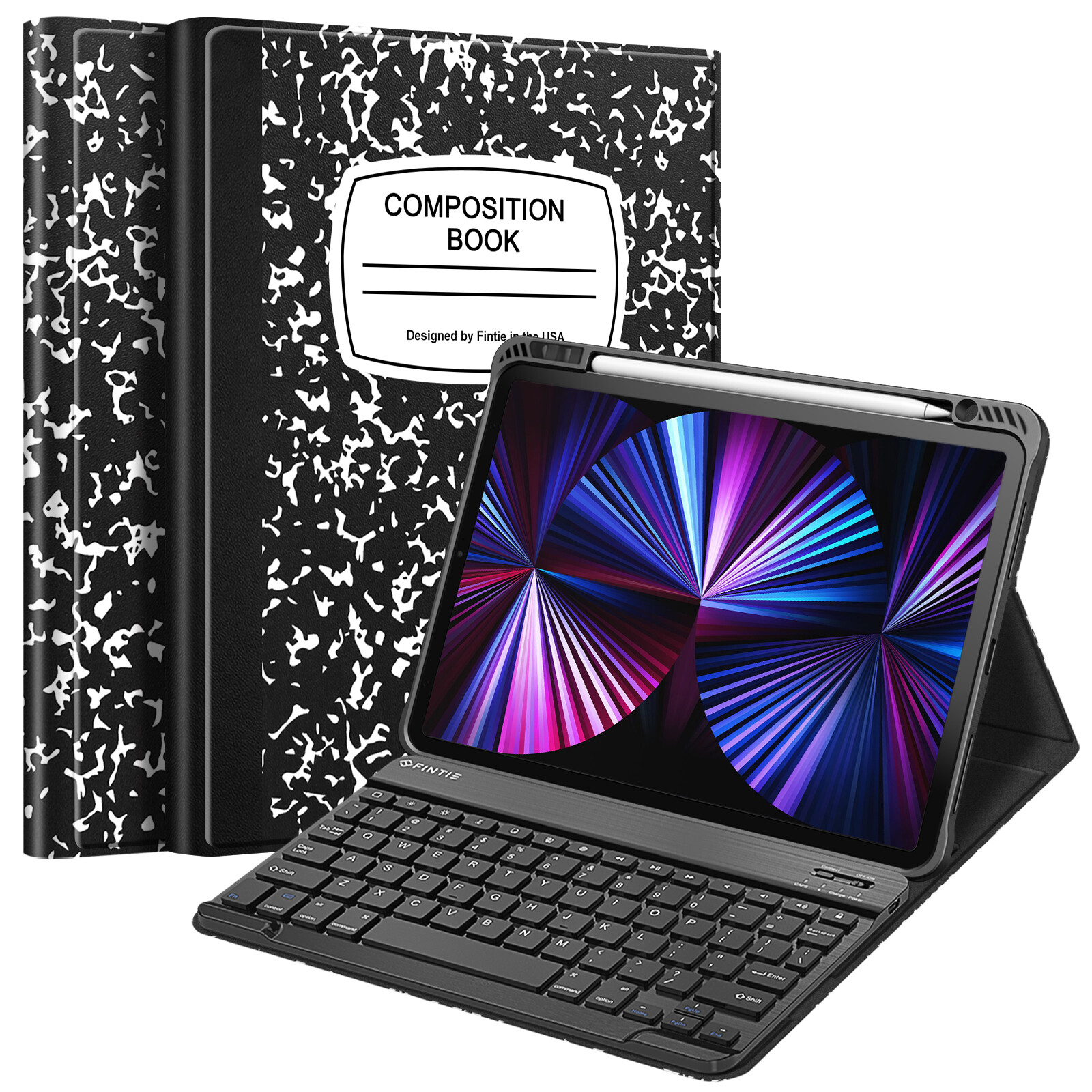 Keyboard Case for iPad Pro 11-inch (4th/3rd Gen) 2022/2021 Soft TPU Back Cover