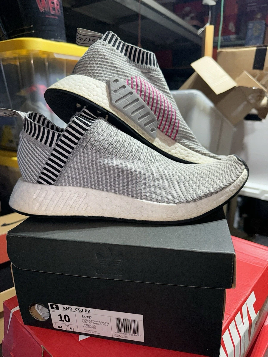 adidas gazelle silver green womens adidas Pink Naked X Kith Nmd Cs2 Primeknit Maroon Trainers UK 4 EU 37 👠
