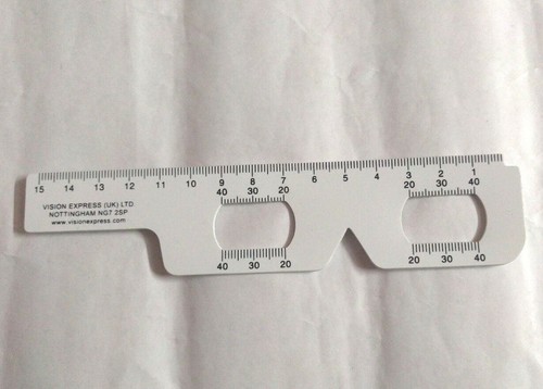 Pupillen-Distanzlineal Set 5 Stück – Optisches Messwerkzeug Aus Kunststoff, Rutschfester Griff, Für Augenärzte Und Optiker