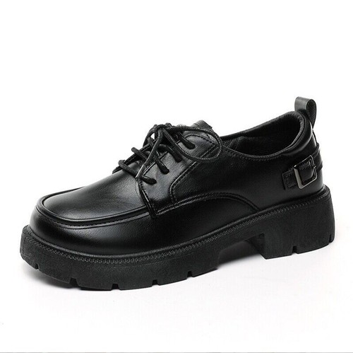 Womens Comfort Shoes Lace up PU Leather Hotel Restaurant Work Slip/Oil Resistant - Picture 6 of 12