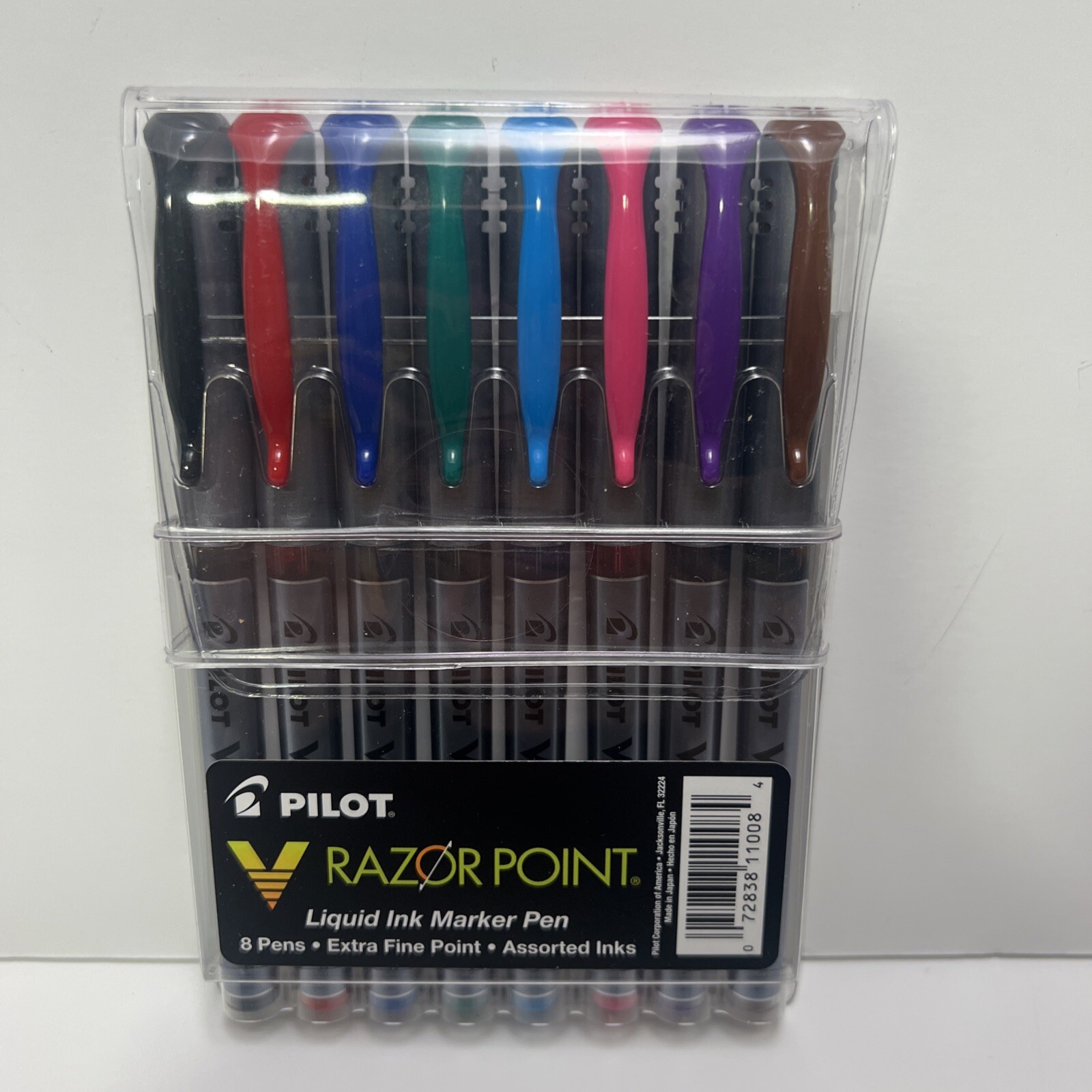 Pilot V Razor Point Liquid Ink Marker Pens Extra Fine Point 