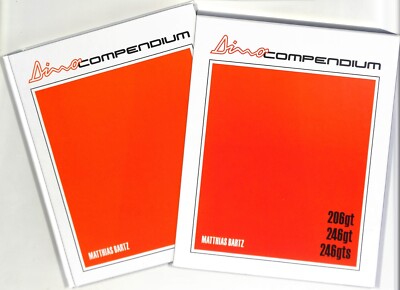 Matthias Bartz DINO COMPENDIUM Ferrari 206 246GT & 246GTS Slipcase Deutsch