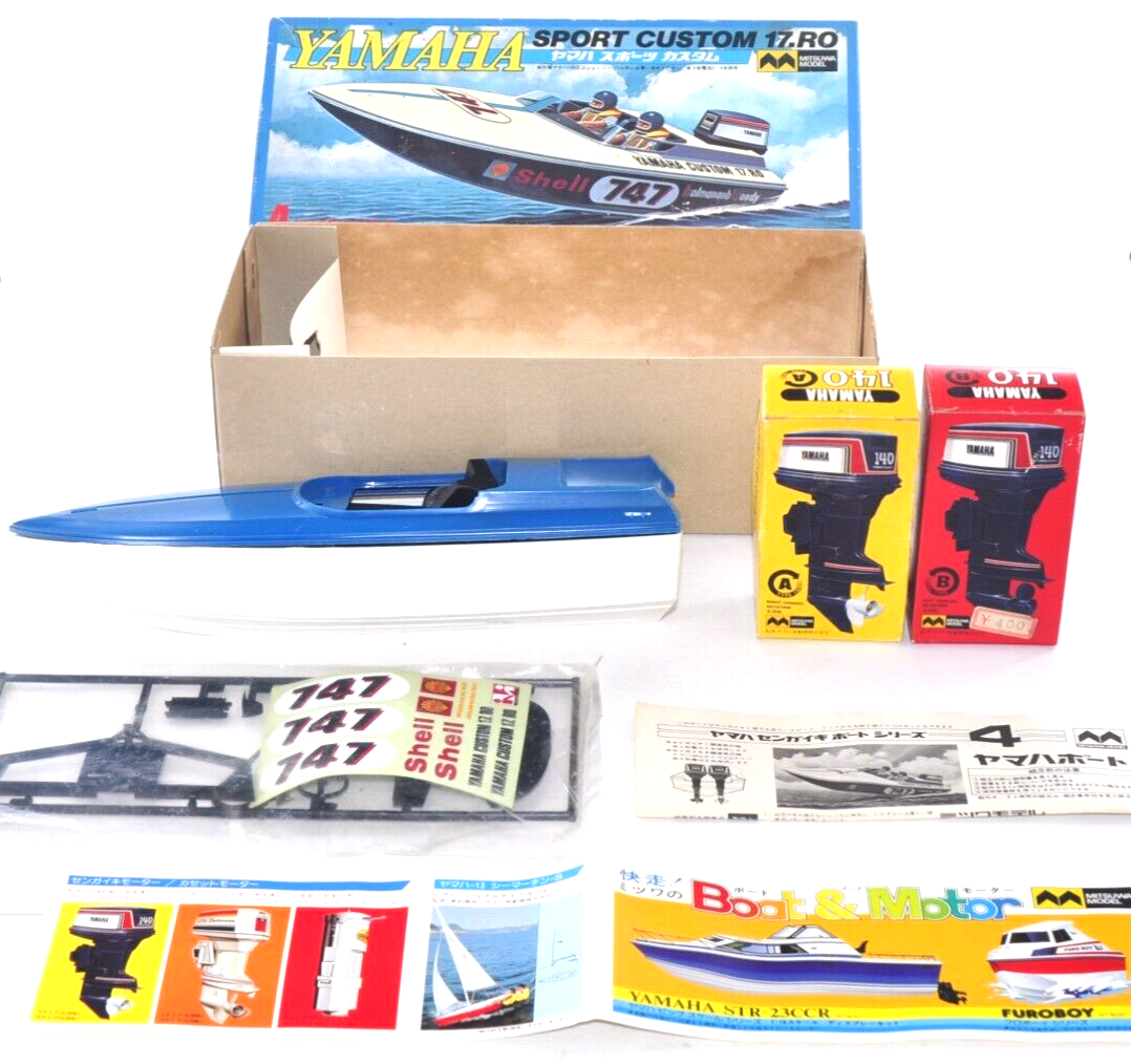Vintage MITSUWA Yamaha Sport Custom 17.RO Model Kit with