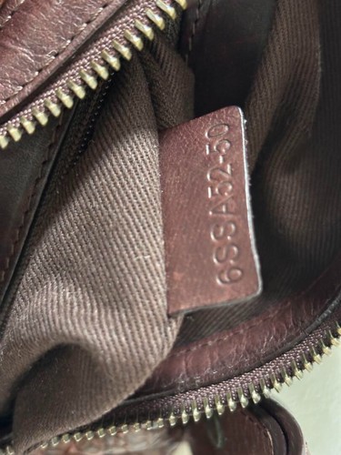 Bolso de hombro de cuero Chloe Silverado marrón usado auténtico hecho en Italia - Imagen 17 de 18