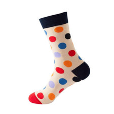 Pair Men's and Women's Premium Combed Cotton Fashion Funky Design Dress Socks