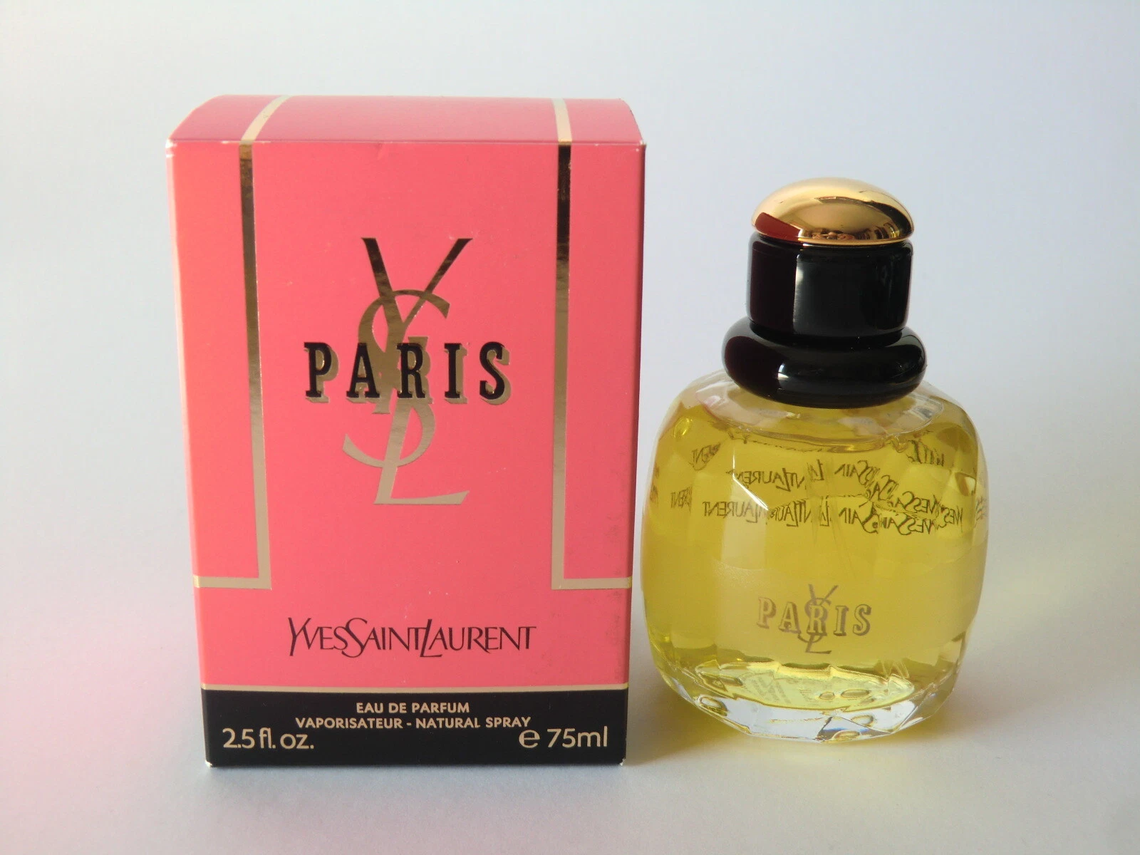 Vaporisateur Yves Saint Laurent YSL Paris EDP Nat 75ml 2,5 onces Neuf dans sa boîte NON scellé