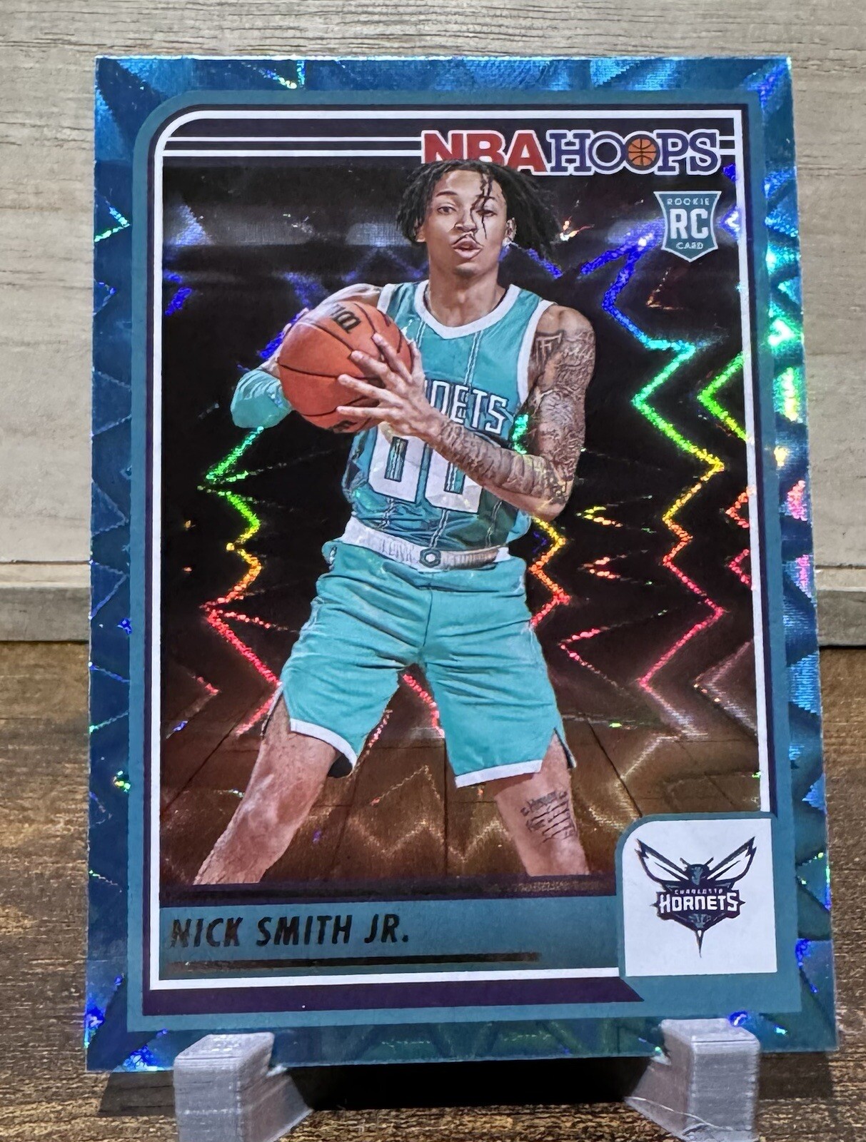 2023-24 Panini NBA Hoops - Rookies Teal Explosion #235 Nick Smith Jr. (RC)