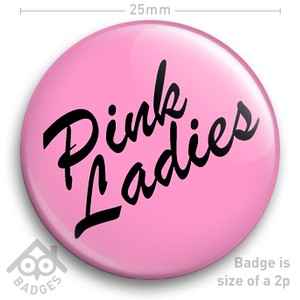Pink Ladies Logo Grease Women S Fancy Dress 25mm 1 Badge Ebay