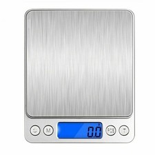 2000g x 0.1g Digital Scale Jewelry Gold Silver Coin Gram Pocket Size Herb Grain