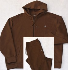 Polo Ralph Lauren Double Knit Tracksuit Hoodie Jacket Pant Set 2XLT 2XL Tall NWT