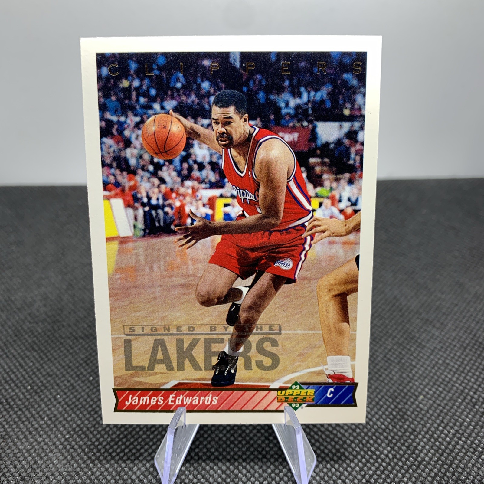 1992-93 Upper Deck James Edwards #84 Los Angeles Clippers Los Angeles Lakers