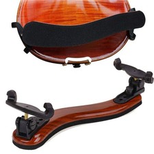 Wood Violin Shoulder Rest for 4/4 and 3/4 with Collapsible and Height Adjustable