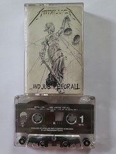 Metallica ...And Justice for All Cassette Used 1988 Tested