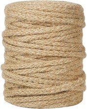 Tenn Well 5mm Jute Twine, 100 Feet Braided Natural Rope, Thick Twine for Craf...