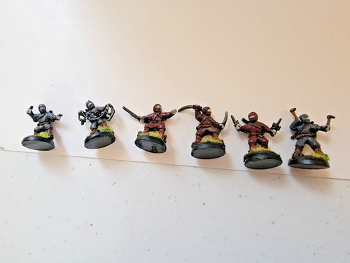 15mm 18mm Ninjas War Gaming Diorama Painted Miniatures
