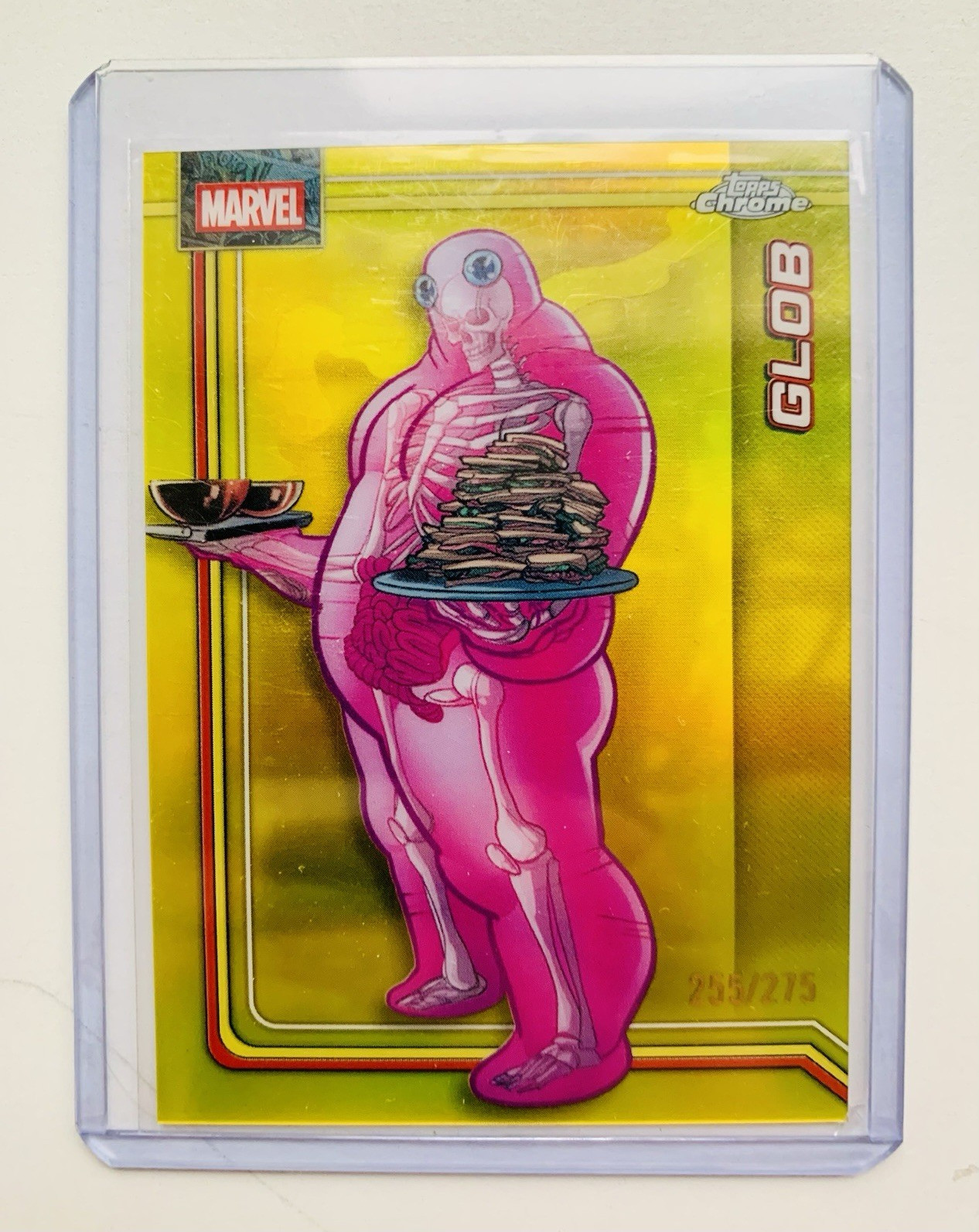 Topps Chrome Marvel Glob #043 Gold Serial Numbered /275 Non-Sport Card 2026