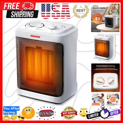 #ad Space Heater – 1500W Portable Electric Heater for Indoor Use Ceramic Heater ... $61.59