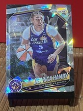 DEARCIA HAMBY 2025 WNBA Panini Prizm Silver Cracked Ice #39 Los Angeles Sparks