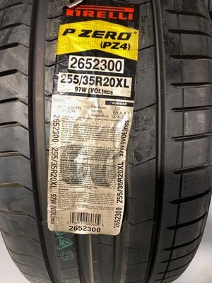 2 New 255 35 20 Pirelli P Zero PZ4 PNCS OLDER PRODUCTION Summer Tires