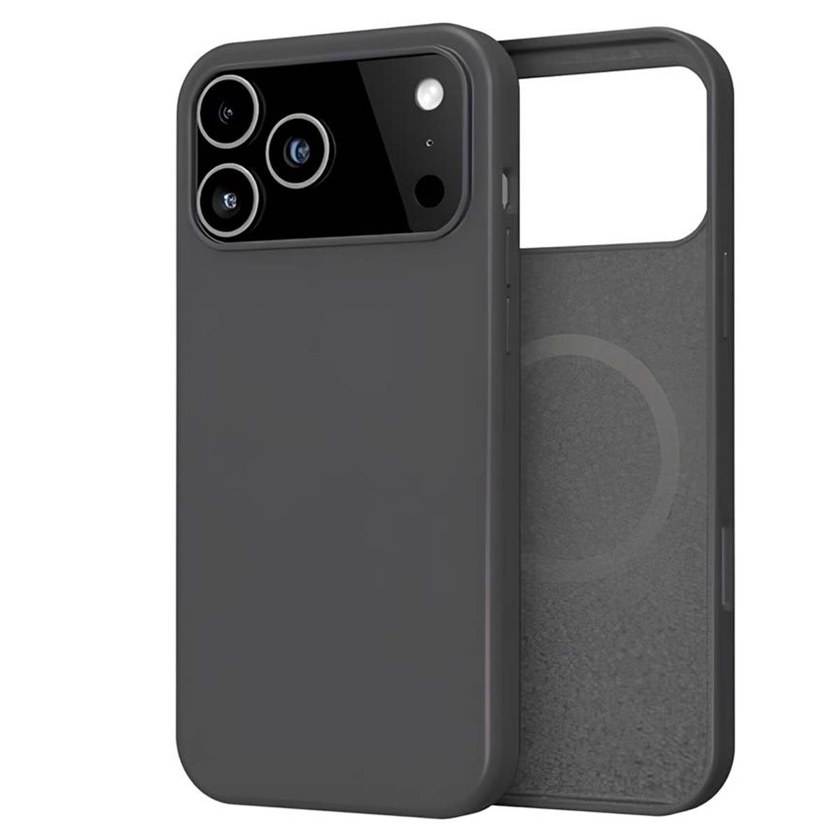 Coque silicone iPhone 17 Pro Max de qualité premium avec doublure interne douce en microfibre - 2