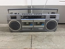 Vintage Sears SR3000 Series Boombox Ghetto Blaster W/ Dual Cassette
