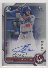 2022 Bowman Chrome Prospect Refractor 104/499 Alex De Jesus #CPA-AD Auto 0i87