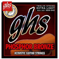GHS 605 PHOSPHOR BRONZE ACOUSTIC 12 STRING SE...