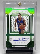 2024-25 Flawless Framework Signatures Isiah Thomas /5 Emerald Auto Pistons NM+