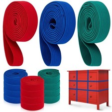 Wovnet 12 Pcs Variety Extra Large Moving Rubber Bands 42" red, blue, green