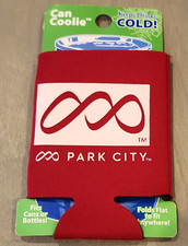 Park City Utah Red Can Coolie Koozie Can Cooler Drink Sleeve Holder