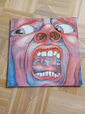 King Crimson : In the court of the Crimson King LP Prog Rock Fripp RE